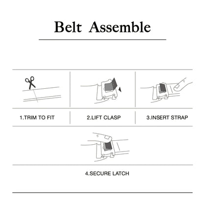 Men Women 2.4 2.8 3.0 3.5 cm Wide Belt No Buckle for Automatic Buckle High Quality PU Leather Belts Body Straps without Buckle
