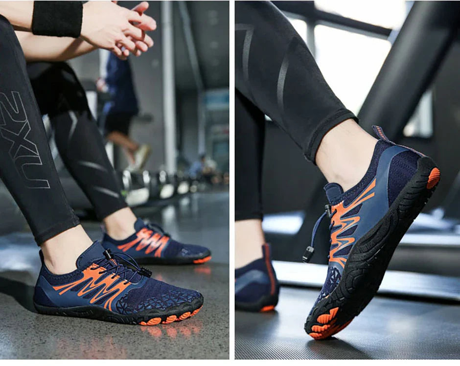 Men Women Barefoot Outdoor Aqua Shoes Couple Quick-drying Wading Beach Swimming Fitness Cycling Sports Water Sneakers