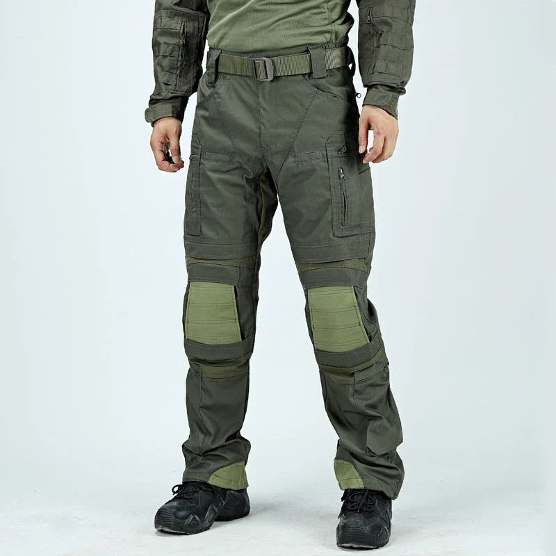 Outdoor Tactical Pants Casual Waterproof Cargo Pant Men New Training Trousers Wear-Resistant Multi Bag Casual Man Pant New