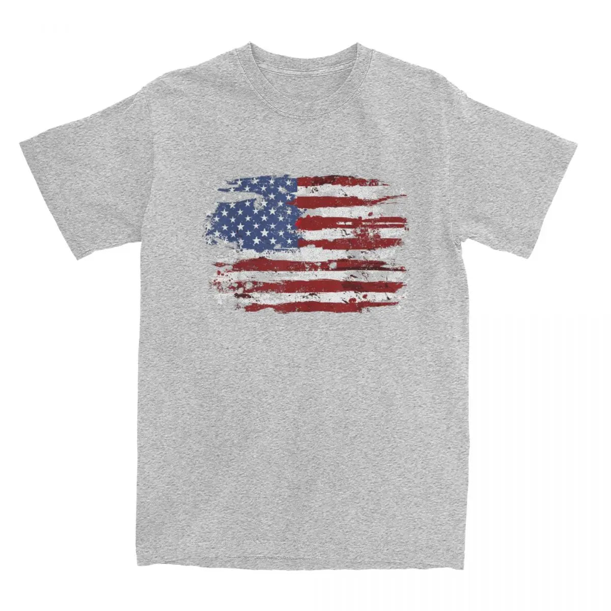 American Flag USA United States Of America US 4th Of July T Shirt Summer T Shirts Cotton Tee Shirt For Men Short Sleeve Tees