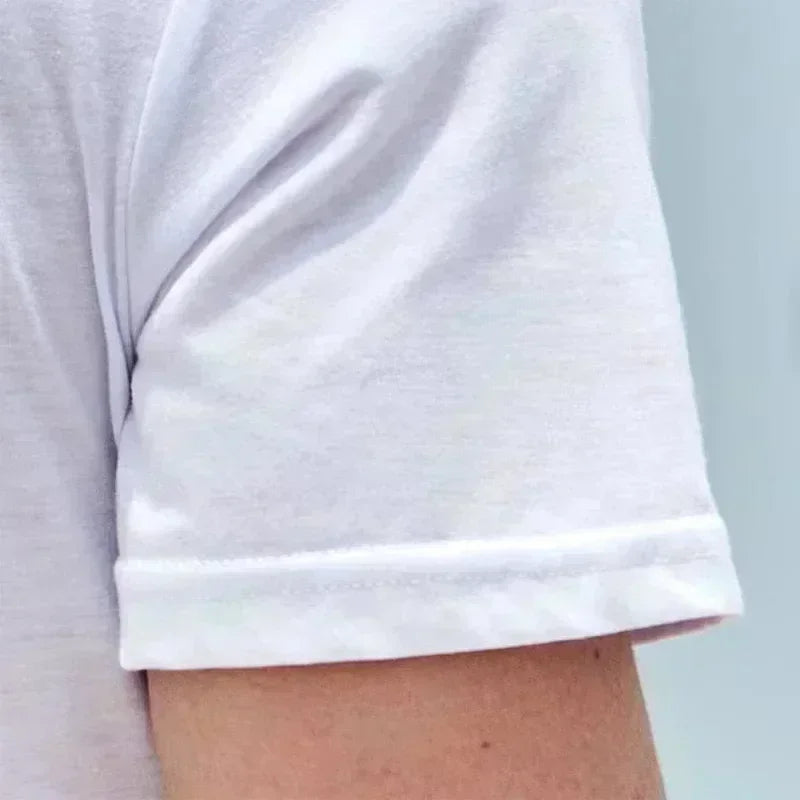 Summer Fitness 100% Pure Cotton Breathable Round Neck T-shirt Gym Wolf Letter Print Men's Casual Loose Short Sleeved Shirt