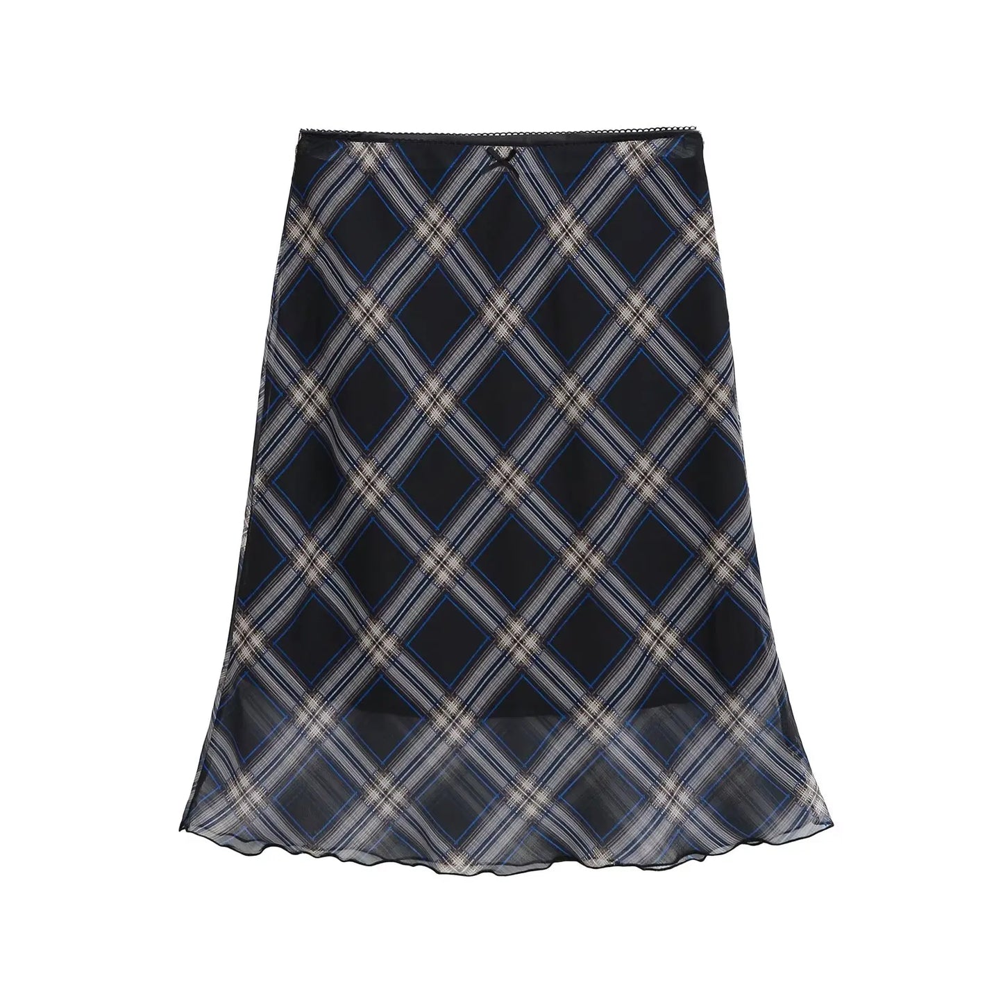 Sexy Slimming High Waist f-length Skirt Sweet Spicy Girl Faionable Versatile Outerwear A-line  Skirt for Women