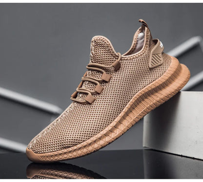 Summer Mesh Men Shoes Breathable Mens Sneakers Trendy Lightweight Walking Big Size Man Tenis Shoes