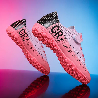 New Men Kids Football Boots Grass Boys Professional Non-Slip Ultralight Cleats Match Soccer Shoes Training Shoes Drop Shipping