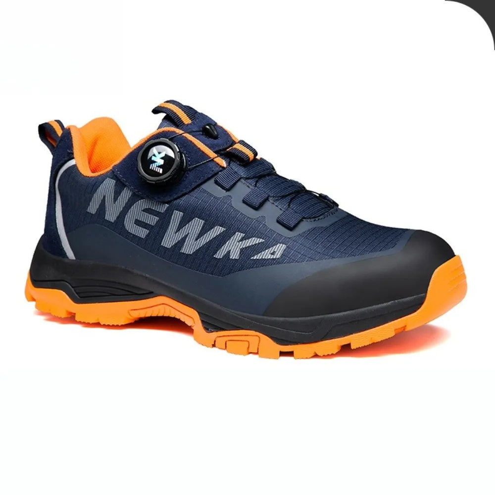 Labor Protection Shoes Anti Smashing AntiStabbingAnti Slip Protection Steel ToeShoes Wear-resistantShoes Men's Safety Work Shoes