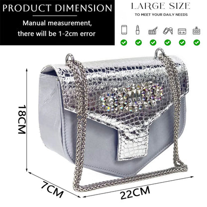 New Arrival Purple Colour Shoe and Bag Set Luxury Designer Shoes Women Matching Wedding Shoes and Bags Decorated With Rhinestone
