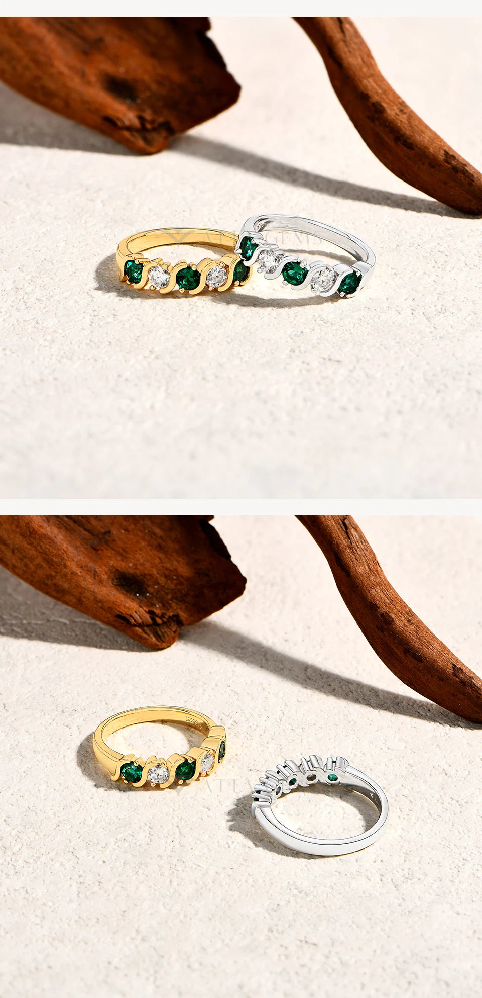 Light Luxury Lab Emerald Moissanite Rings Fashion Women Rings 925 Sterling Silver Ring Party Hot Statement Jewelry Gift