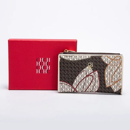 Exquisite Compact Portable High-quality Wallet With A High-end Feel Light Luxury Women's Cartoon Pattern Printed Wallet