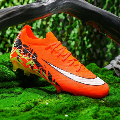 New Men Soccer Shoes Sneakers Original Football Boots Training Long Spikes Drop Shipping Futsal Cleats Match Ultralight Indoor