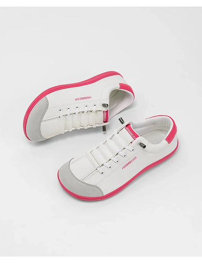 Barefoot Shoes Unisex Wide Toe Artificial Leather Sneakers Zero Drop Slip On Outdoor Lightweight Comfortable Shoes