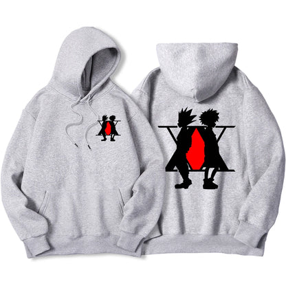 Japan Anime Graphic Xx Prints Hoodies Mens Oversized Casual Streetwear Fleece Pullovers Street Clothes Hip Hop Fashion Hoody