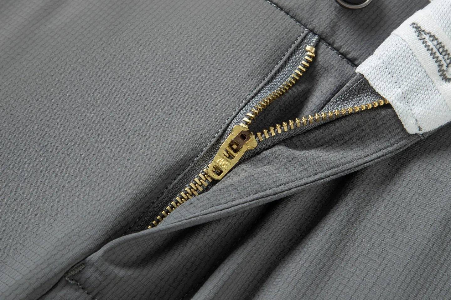 Men's Ice Silk Trousers High Stretch Micro-Grid Straight Leg Pants Business Casual Breathable YKK Zip Quick Dry Slacks 2026