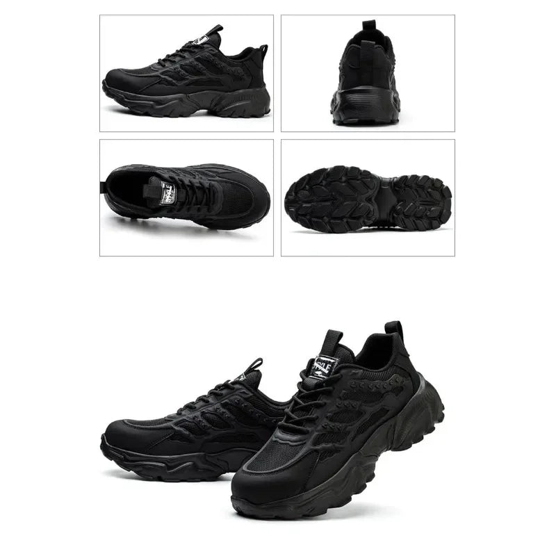 Steel Toe Cap Lightweight and Comfortable Safety Shoes for Men and Women Steel Toe Anti Puncture Comfortable and Safe Work Shoes