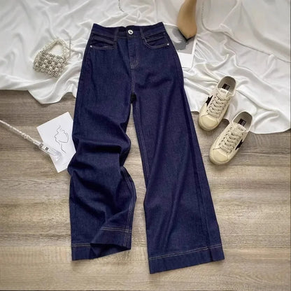 High Waist Wide Leg Jeans Women's Denim Pants