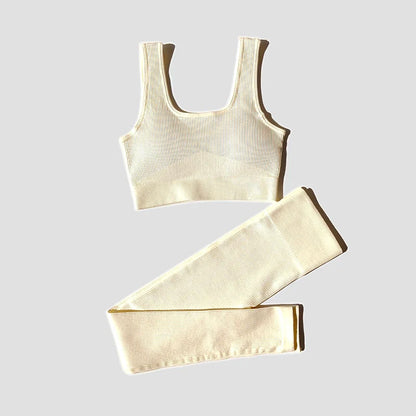 2Pcs Women Sports Set Seamless Yoga Set Fitness Suit Gym Leggings Bra Workout Sportswear  Active Wear Gym Clothing