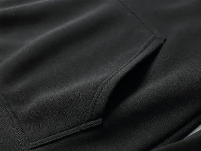 Gran oferta de primavera de la temporada, Sudadera con capucha forrada de lana, conjunto informal, sudadera superior de manga la