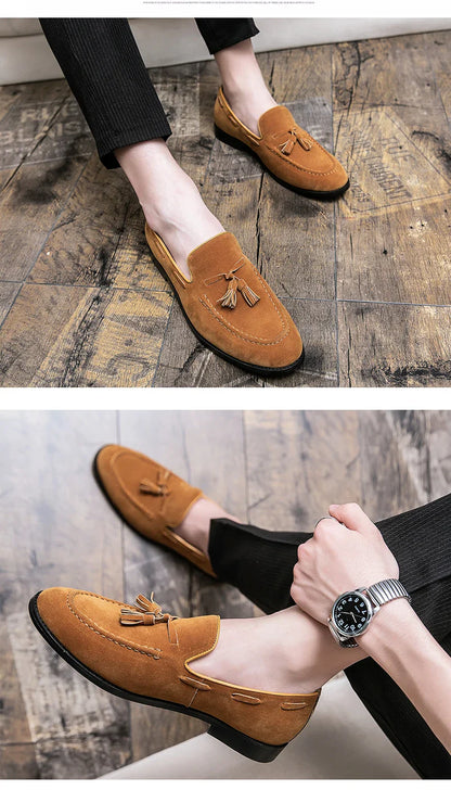 Casual Business Shoes Men Classic Social Office Loafers Men Large Size 48 Trend Casual Flat Party Loafers Male