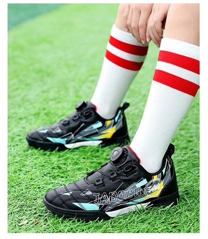Children's Soccer Shoes Kids Sneakers Non-slip Boys Girls Football Boots Outdoor Ultralight Soccer Trainers Leather Futsal Shoes