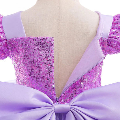 Baby Rapunzel Cosplay Costume Girls Little Mermaid Aurora Disguise Kids Ariel Sleeping Beauty Christmas Dress Princess Fantasy