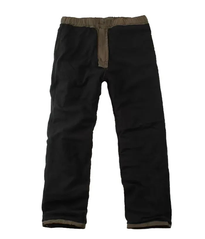 Men's Fleece Cargo Pants Winter Plush Tactical Pants Casual Joggers 3XL Korean Loose Hiking Running Warm Thermal Trousers