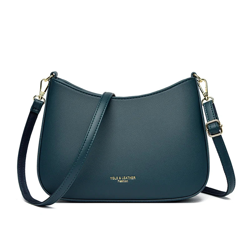 High Quality Underarm Shoulder Bags for Women 2024 Solid Color New Texture Leather Crossbody Bag Luxury Designer Handbags Sac