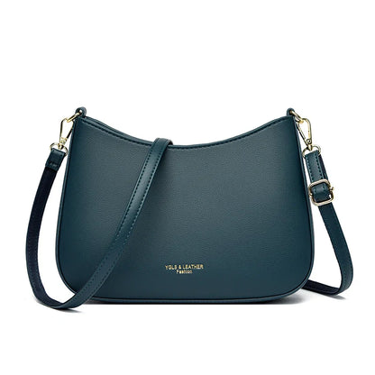 High Quality Underarm Shoulder Bags for Women 2024 Solid Color New Texture Leather Crossbody Bag Luxury Designer Handbags Sac