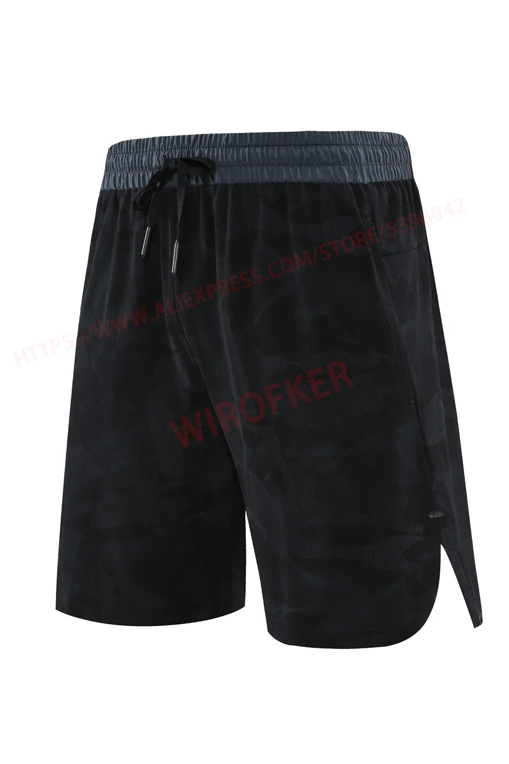 Men Fitness Shorts Quick Dry Sport Shirts Casual Beach Brand Short Camouflage