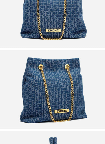 Women's Tote Bag 2025 New High Quality Chain Bag Women's Shoulder Bag Business Commuter