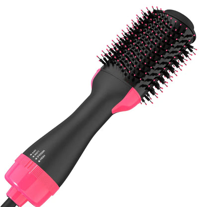 2 IN 1 One Step Hair Dryer and Volumizer Hair Straightener Hot Air Brush Hair Curler Hair Beauty and Health Styling