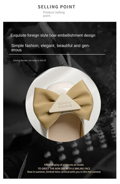 Girls Summer Fashion Princess Shoes Children Pearl Bow Tie Party Shoes Buckle Strap Velcro Sandals Mary Jane Breathable Sandals