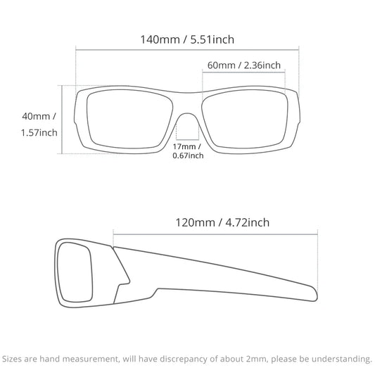 Sunglasses All Black Shades With Carrying Zipper Case
