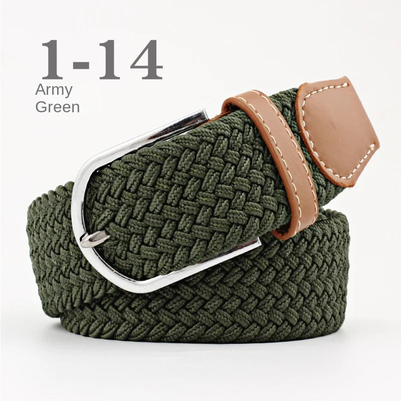 107/120cm Unisex Colorful Canvas - Belt Casual Luxury Trend Jeans Accessories Nylon Girdle Hunting Belt for Men and Women