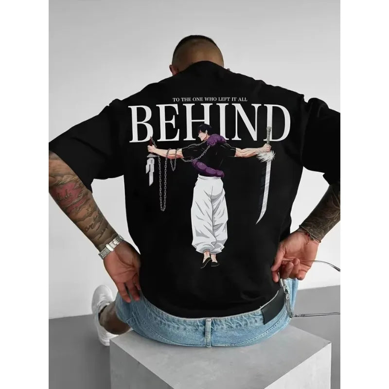 Printed T-Shirt Men's and Women's 2025 Summer New Japanese Loose Casual Parent-Child Short Sleeve Top