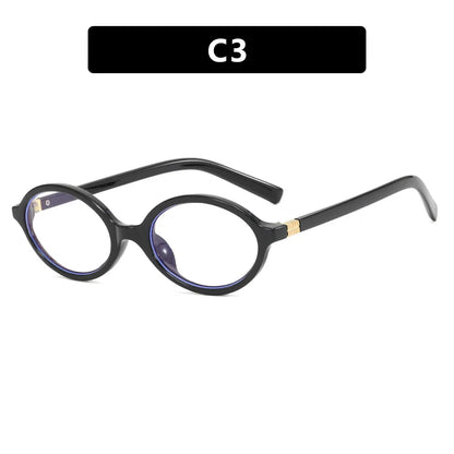 Oval Sunglasses Women Luxury Brand Designer Small Oval Anti Blue