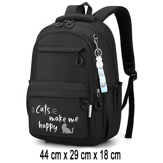 Girl School Bag Backpack Back Pack For Teenager Women Children Female Pink Schoolbag Primary High Bagpack Class Teens Child Kids
