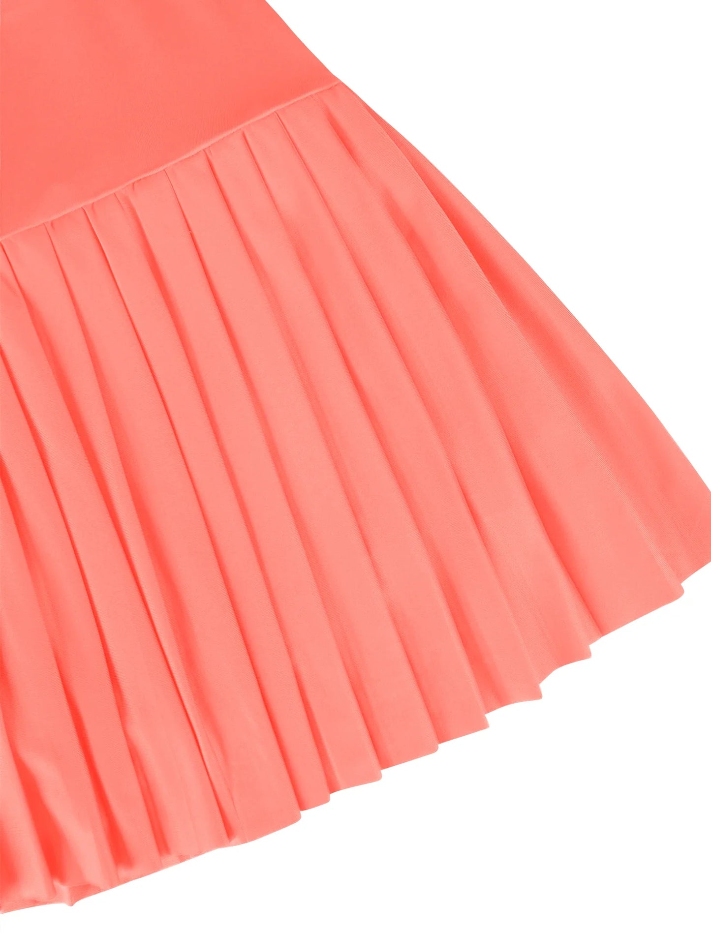Women's Fashion Stretchy Sporty Pleated Gradient Wide Waist High Waist Pleated Skirt