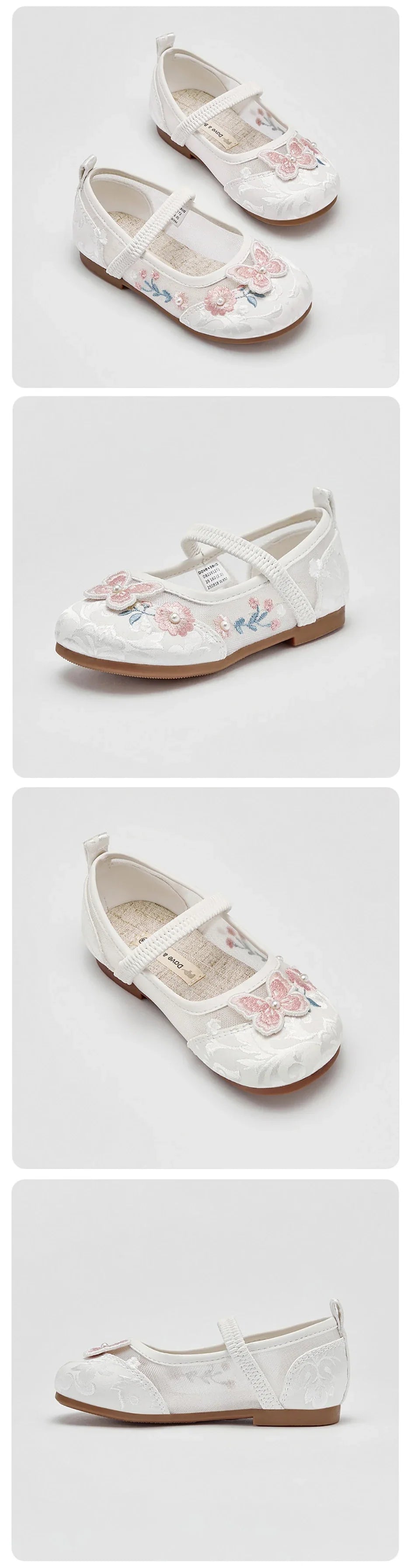 Girls Mesh Sandals Summer Children Cool Shoes Fashion Sweet Casual Party Breathable Satin Patterned Sandals DB2261272