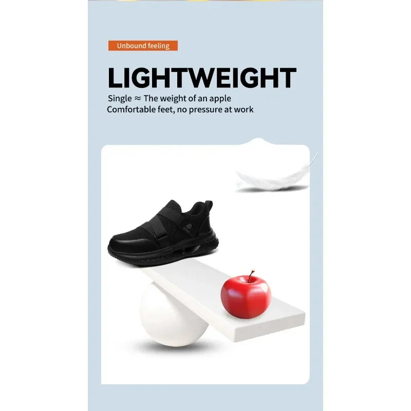 Lightweight Breathable Labor Protection Shoes Are Lightweight Anti Smashing Anti Puncture for Men A Must-have for Lazy People