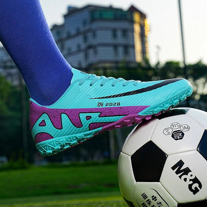 New Men Soccer Shoes FG/TF Hot-selling Boy High-quality Ultralight Cleats Non-Slip Football Boots Match Sneakers Futsal Indoor