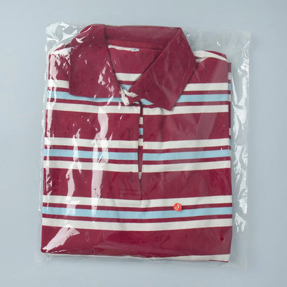 Autumn Casual Stripes Contrast Long-sleeved T-shirt Women Button Lapel Polo Shirt Tshirts New Streetwear Retro Chic Tops 2025