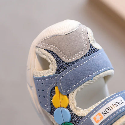 2026 Summer Girls Kids Sandals Soft Comfortable Closed Toe Protective Sandals,Cartoon Colorful Cute Shoes Kids Summer Boys Girls