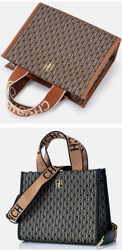 Fashion Monogram Print High Quality Metal Logo Casual Light Luxury Brand Designer 2025 New Women's Handbag