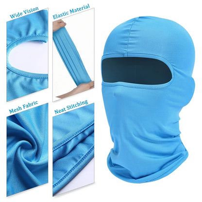Full Face Mask Hiking Cycling Camping Hunting Airsoft Cap Bike Head Cover Summer Men Women Ski Mask Hiking Scarves