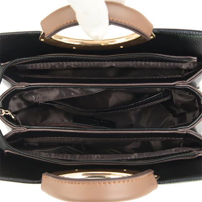 Luxury Designer Crossbody Bag for Women 2024 Brand 3 Layers Handbag Purse Female Genuine High Quality Leather Shoulder Totes Sac