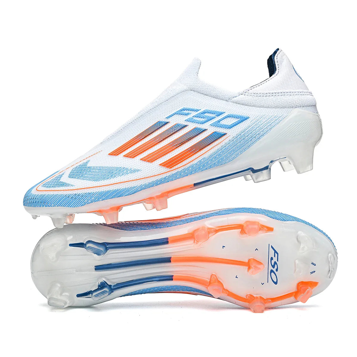 New Men Soccer Shoes Cleats Outdoor Sport Football Boots Non Slip Training Boys Breathable Adult Long Spikes Match Comfortable