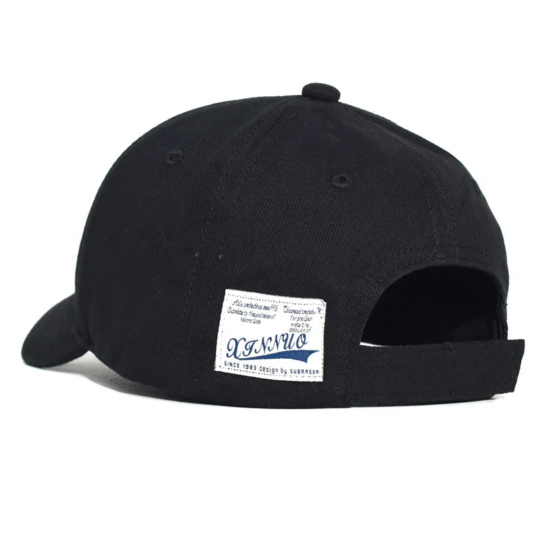 Short Brim Cotton Baseball Cap Men Women Casual Vintage Dad Hat Adjustable