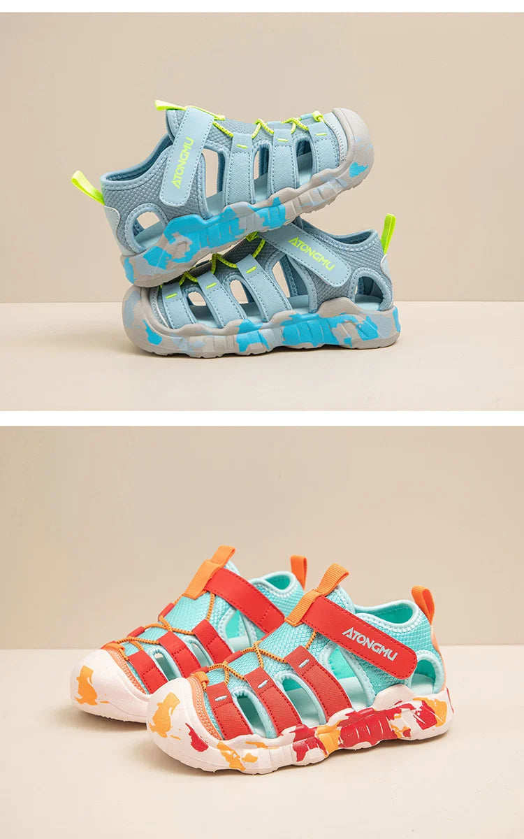 New Girls Sandals Children Water Shoes Cute Outdoor Non-slip Kids Sports Shoes Girls Boy Sandals Sneaker 4 To 12 Years