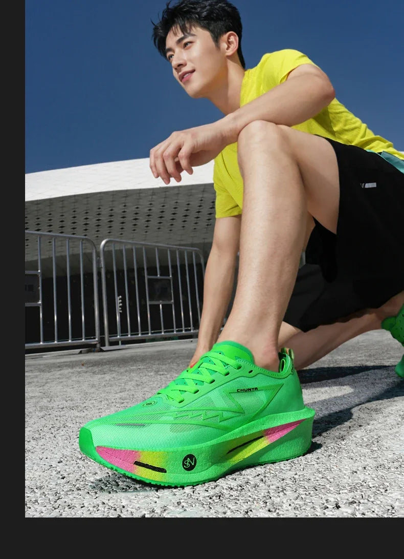 Running Shoes Speciality Carbon Board Marathon Men Sports Breathable Lightweight Women's Comfortable Athletic Sneakers