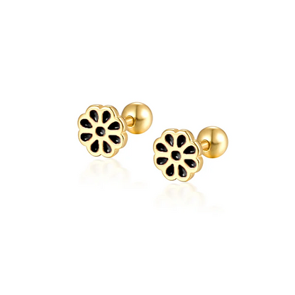 925 Sterling Silver Fashion Love Butterfly Romantic Star Crown Screw Stud Earrings for Women Ear Bone Piercing Jewelry