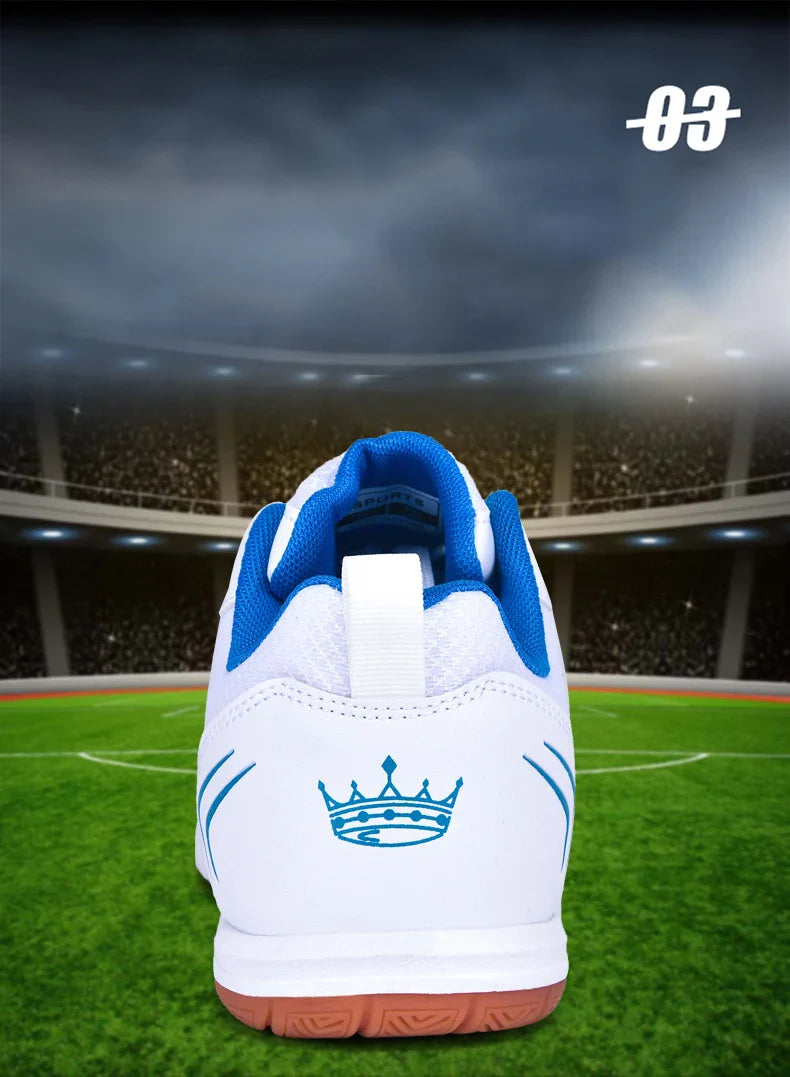 Men Professional Soccer Cleats Anti-Slippery Futsal Training Cleats Wear Resistant Ultralight  Outdoor Indoor Unisex Sneakers